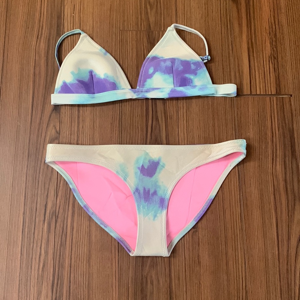 Triangl tie dye bathing suit